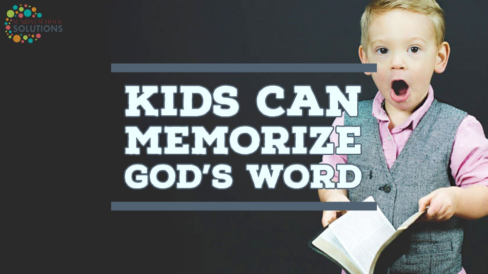 Kid’s Can Memorize God’s Word